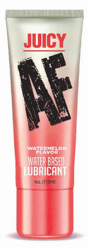 lubricant for playground swings-Juicy Af - Watermelon Water Based Flavored Lubricant - 4 Oz