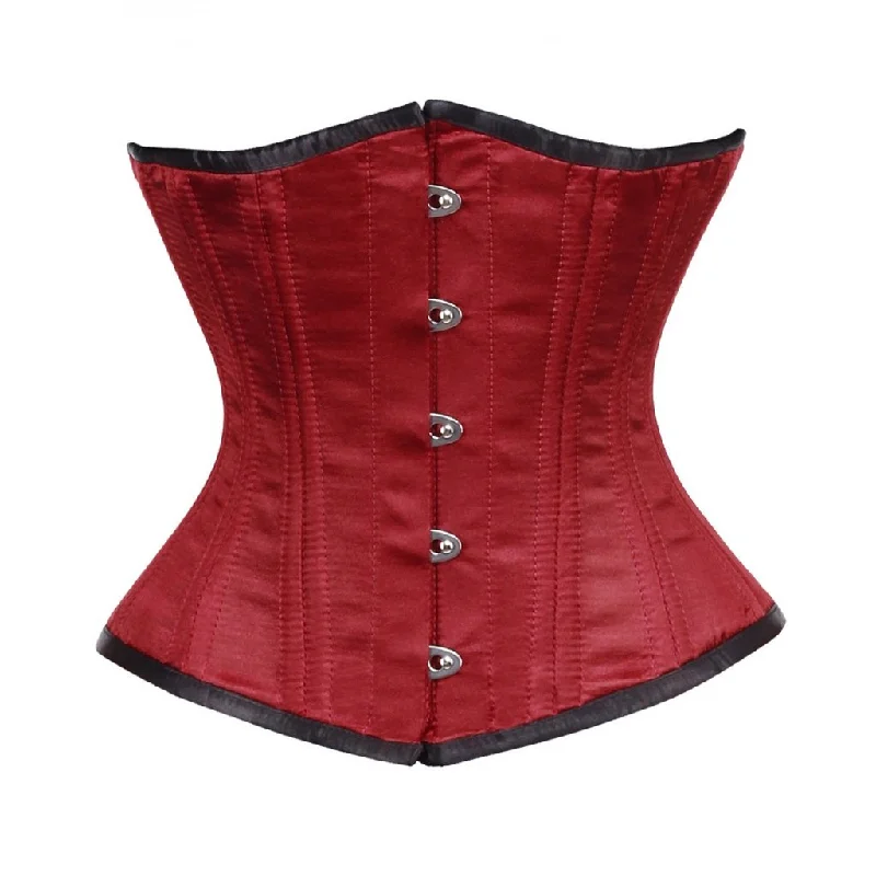 corset with ruffled embroidery-Ilaria Custom Made Corset