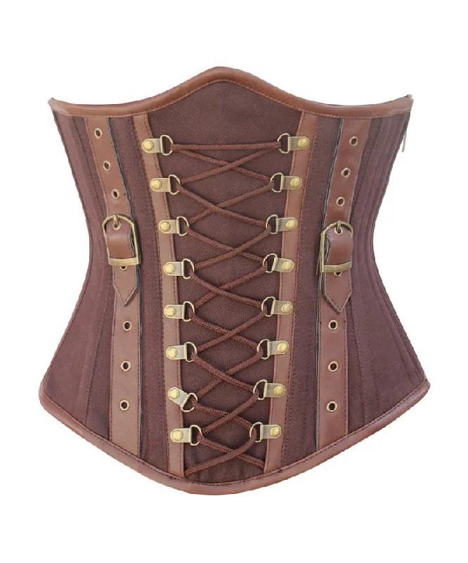 corset with pearl piping-Lange Custom Made Corset