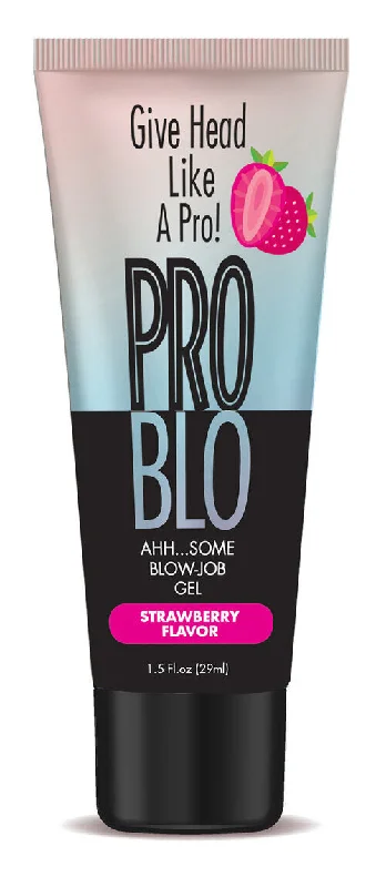 lubricant for shuttlecock feeders-Problo Ahh...some Blow-Job Gel  - Strawberry - 1.5 Fl. Oz.