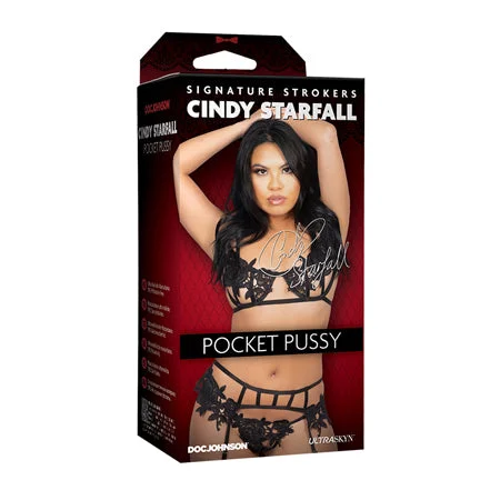 Compact gadget sleeve-Signature Strokers Cindy Starfall ULTRASKYN Pocket Pussy