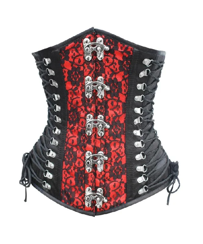 corset with asymmetrical edging-Cods Custom Made Corset