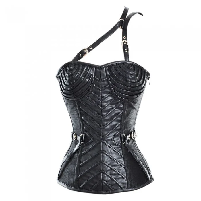 corset with ruffled detailing-Polly Custom Made Corset