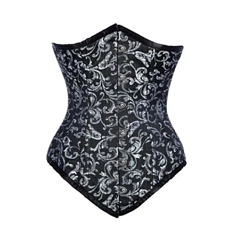 corset with asymmetrical piping-Ronen Custom Made Corset