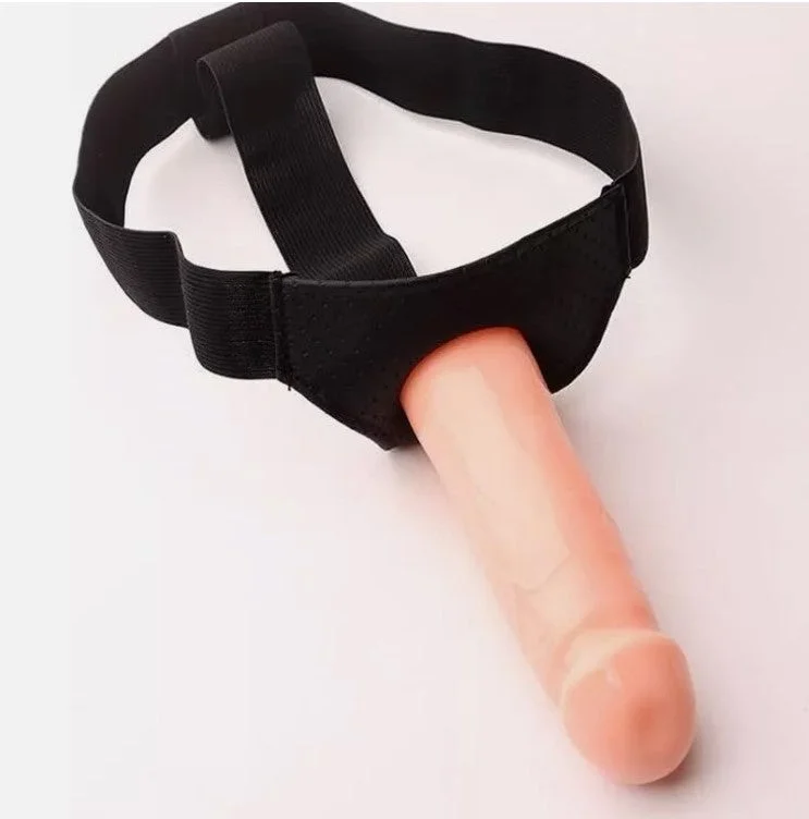 Mood-light dildo-5 Inch Silicone Strap On Dildo With Hollow