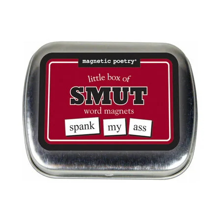 Solo stroking masturbator-Magnetic Poetry Little Box of Smut Word Magnets