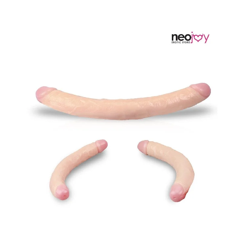 Plum dildo-Neojoy - Realistic Double-Ended Dildo PVC - Flesh