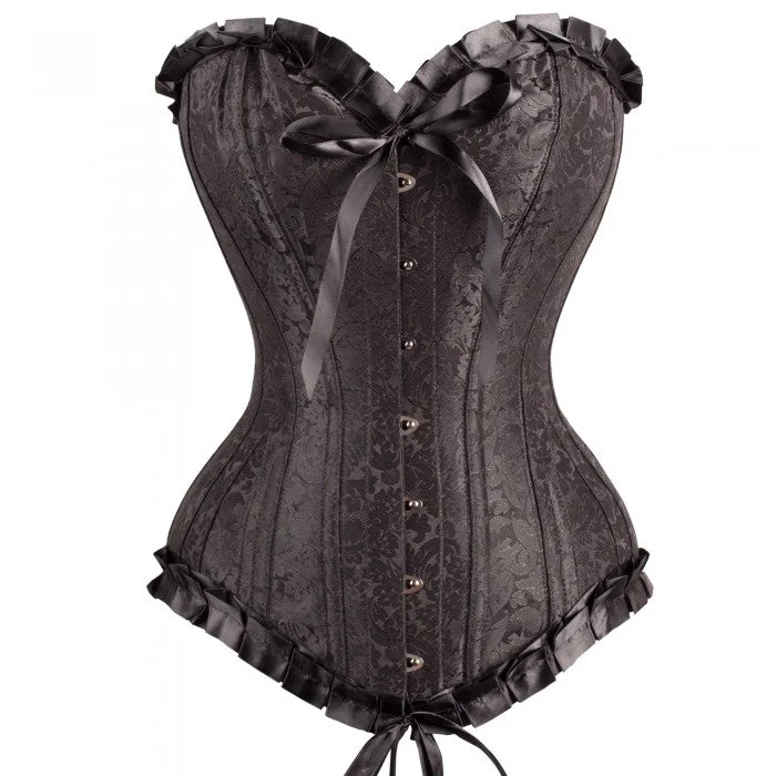 corset for gothic detailing-Navy Custom Made Corset