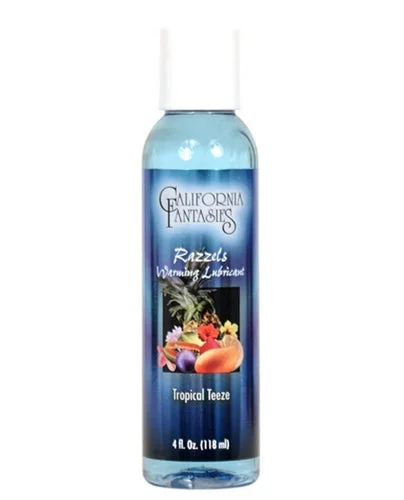 lubricant for train sets-Razzels Warming Lubricant - Tropical Teeze - 4 Oz. Bottle