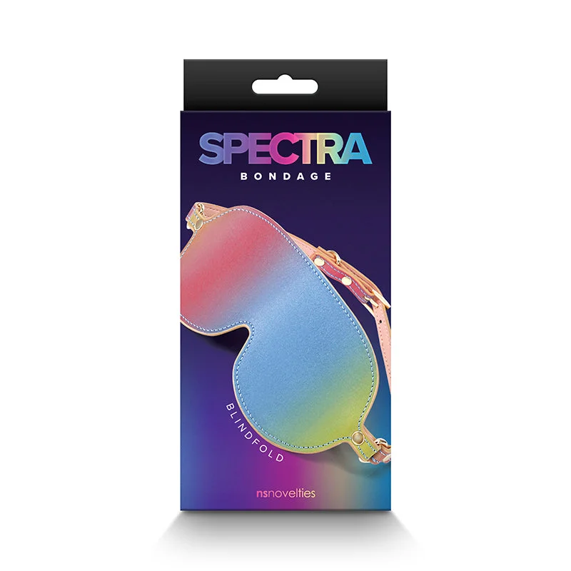 Rechargeable gadget device-Spectra Bondage Blindfold Rainbow