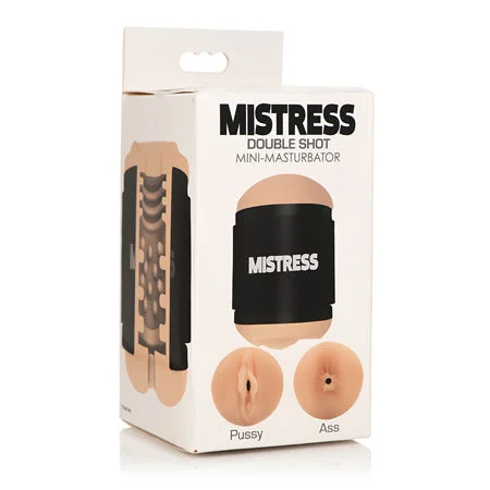 Lightweight gadget sleeve-Curve Toys Mistress Double Shot Mini Masturbator Pussy & Ass Light