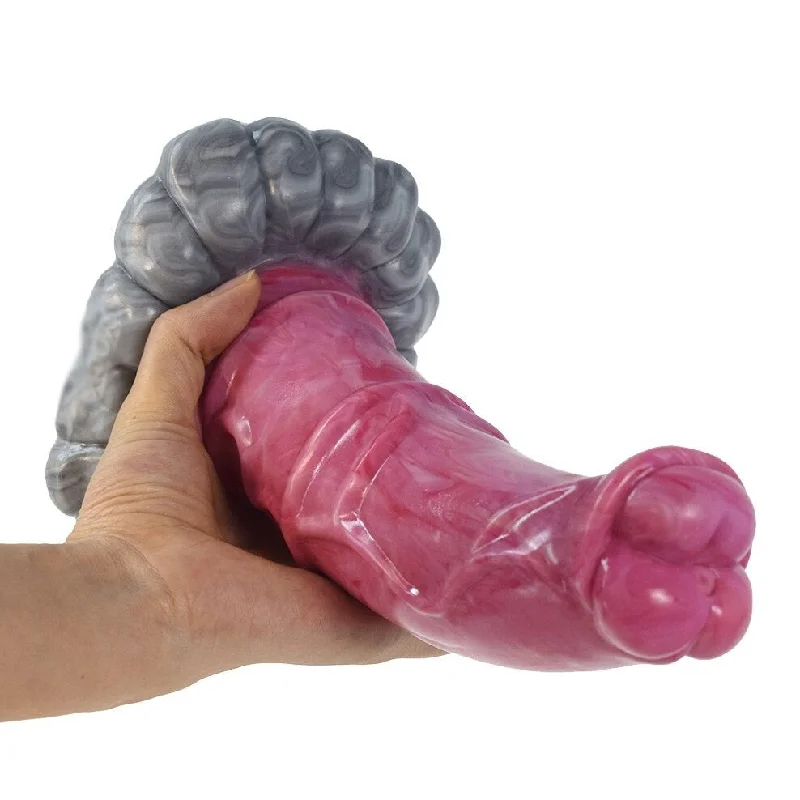 Rare-edition dildo-Huge Curved Penis Dildo With Suction Cup