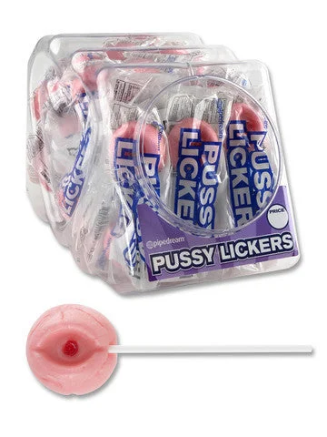 vibrating anal massager with remote control accessories-lubricant for pasture fences-Pussy Lickers Lollipops - 48 Pieces Display