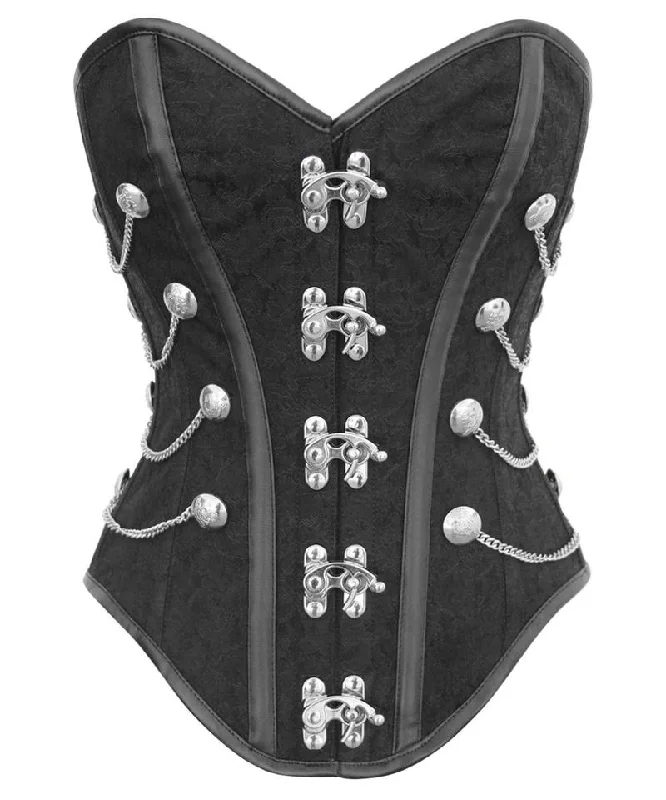 corset with lace patterns-Tamiko Custom Made Corset