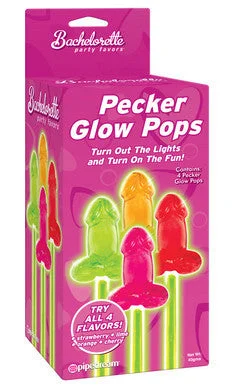 flexible anal toy with vibration settings accessories-lubricant for vertical farming gear-Bachelorette Party Favors  Glow Stick Pop  -  4 Pack