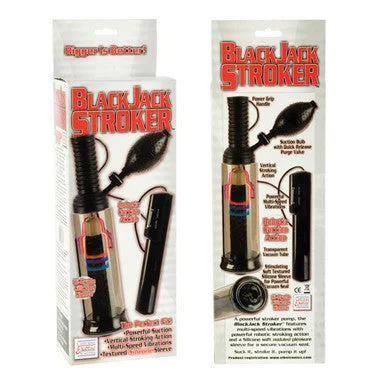 vibrating butt plug for beginners accessories-lubricant for putting greens-Black Jack Stroker - Smoke