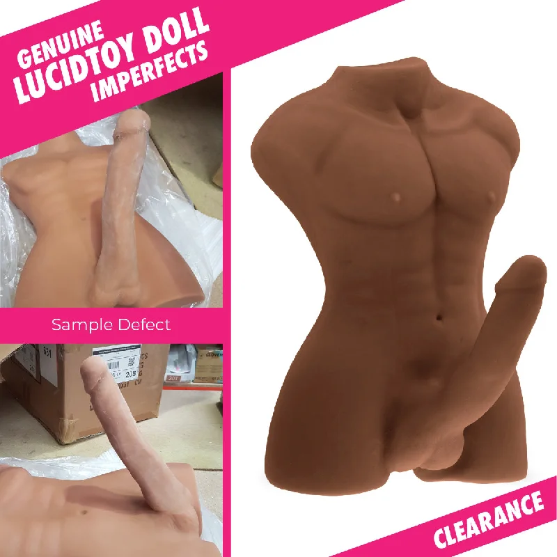 Splash-proof dildo-RF636 - Clearance item - Neojoy Realistic Dildo Male Sex Doll TPE - Brown 8.9 KG