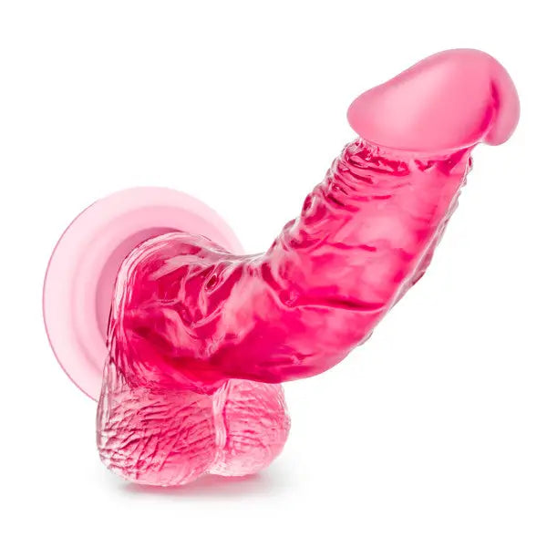 Ghost dildo-Blush B Yours Sweet 'n Hard 8 Realistic 6.5 in. Dildo with Balls & Suction Cup Blue