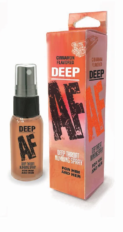 lubricant for skeet launchers-Deep Af Deep Throat Numbing Spray -  Cinnamon - 1 Fl. Oz.