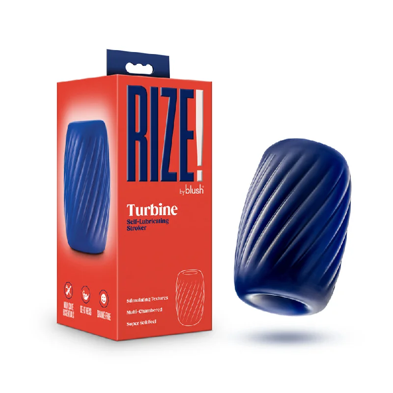 Silent stroking device-Rize Turbine Self-Lubricating Stroker Blue