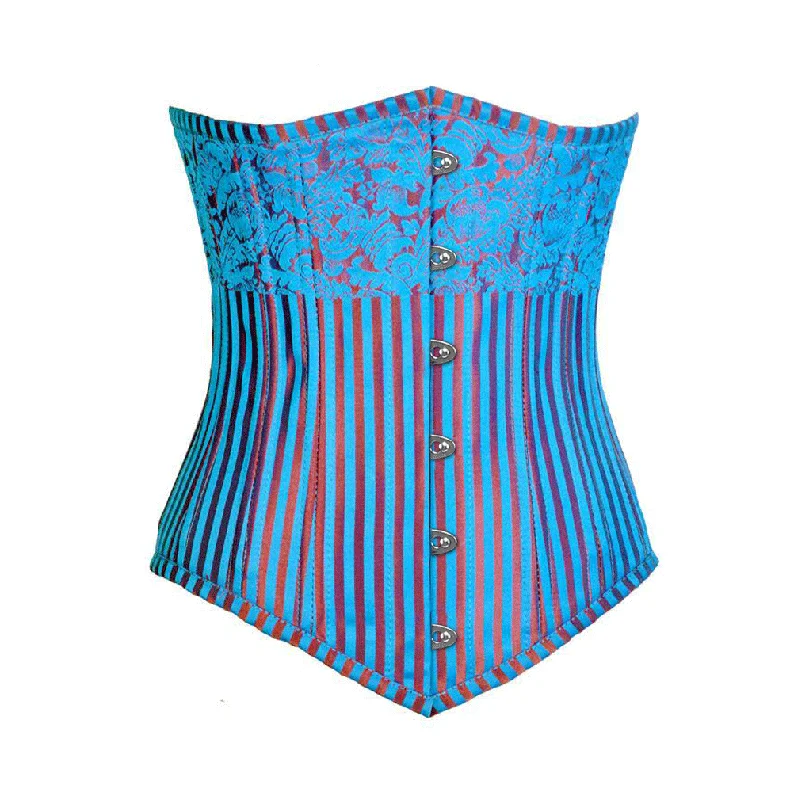 corset with metallic hemline-Aindrea Custom Made Corset