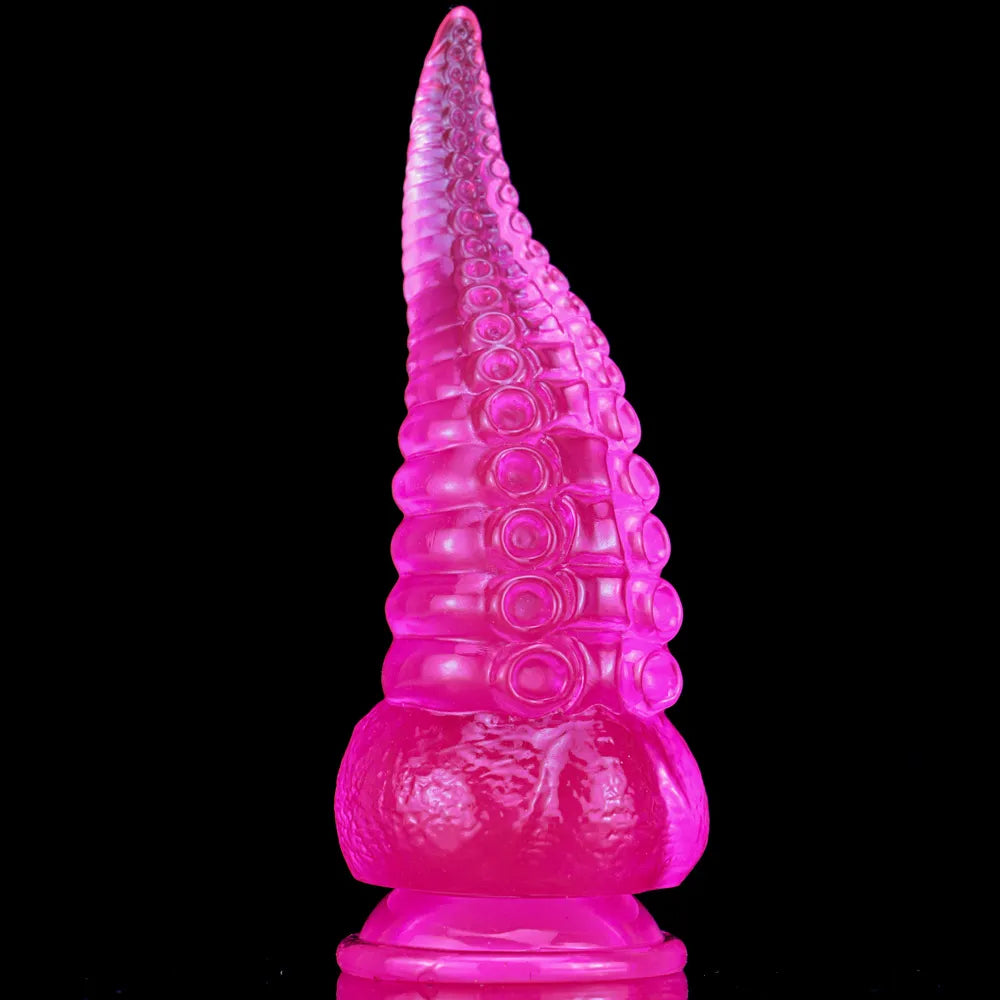 Tangerine dildo-Silicone Octopus Tentacle Huge Dildo