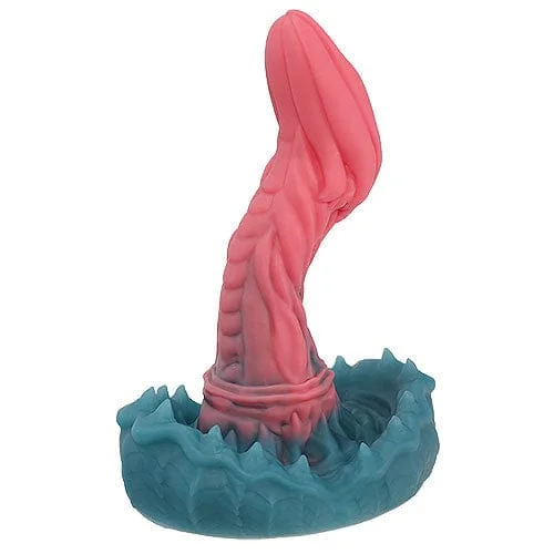 Quirky dildo-Tomax - Mimic Dragon Predator Regular Silicone Dildo 8" (Pink)