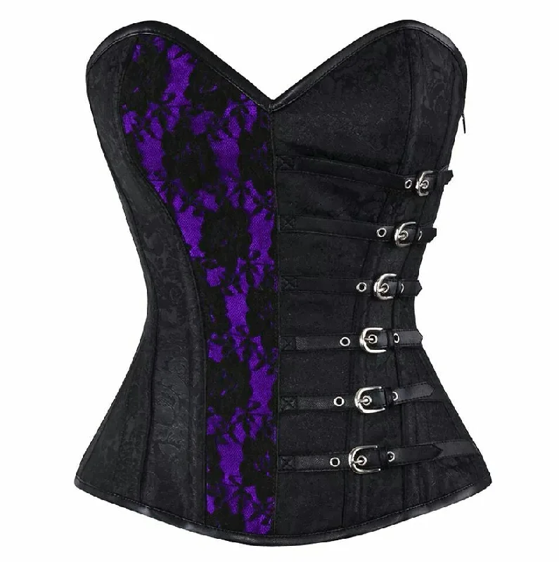 corset with floral finish-Harten Custom Made Corset