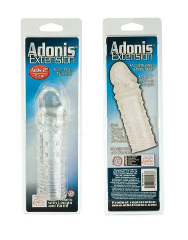 sex toy storage pouch with compartments accessories-lubricant for balers-Adonis Extension - Clear