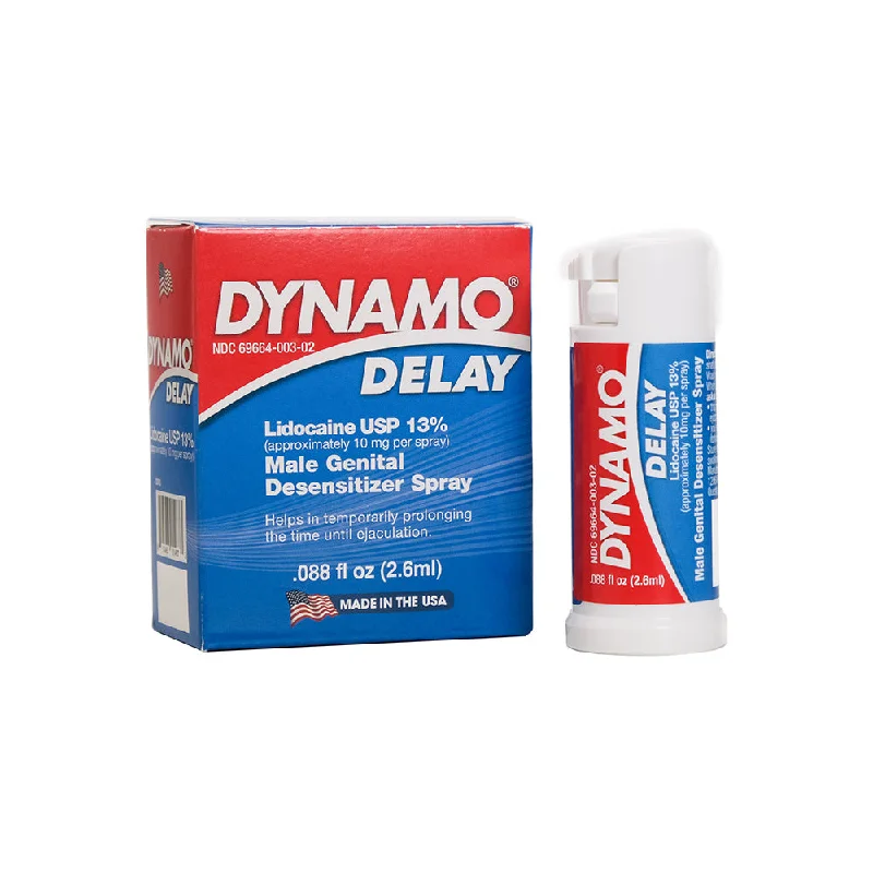 Cheap masturbator option-Dynamo Delay to Go .08 oz.