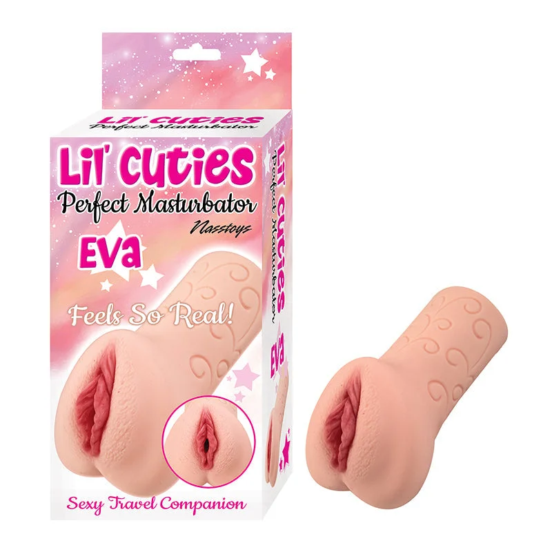 Long-lasting stimulation sleeve-Lil' Cuties Perfect Masturbator Eva Light