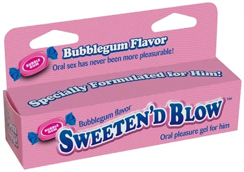 lubricant for ride controls-Sweeten'd Blow - Bubble Gum