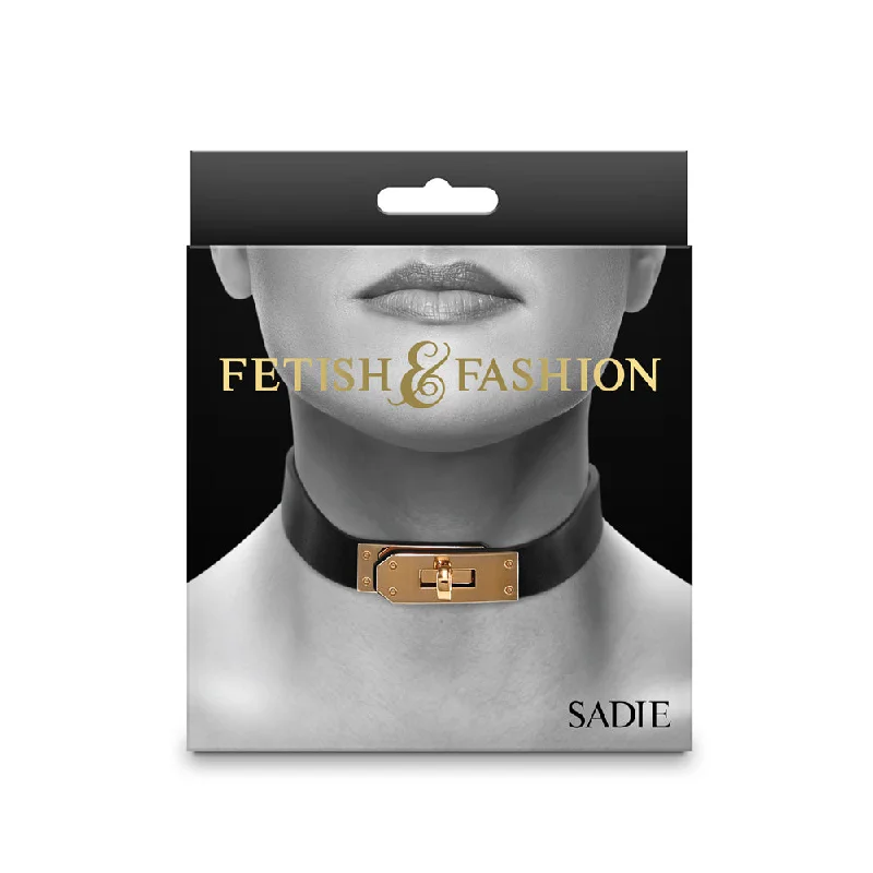 Realistic gadget toy-Fetish & Fashion Sadie Collar Black