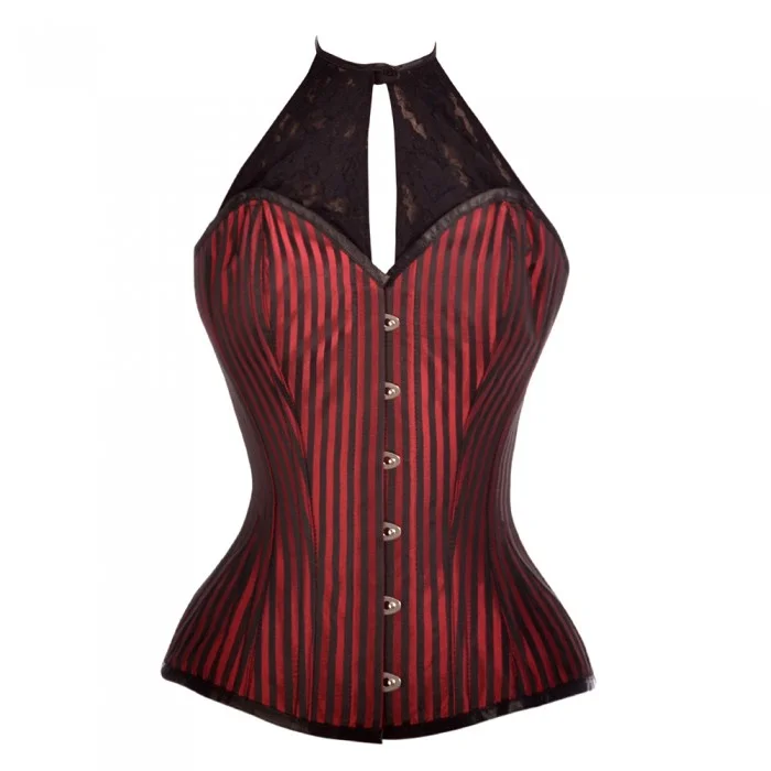 corset for gothic piping-Phyllis Custom Made Corset