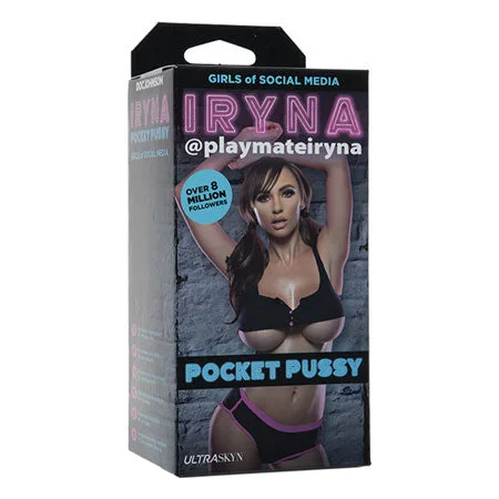 Interactive pleasure toy-Signature Strokers - Girls of Social Media - @playmateiryna - ULTRASKYN Pocket Pussy Vanilla