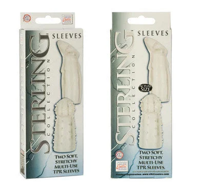 vibrating tongue vibrator accessories-lubricant for vault springs-Sterling Selection Sleeve Set No. 1 - Clear