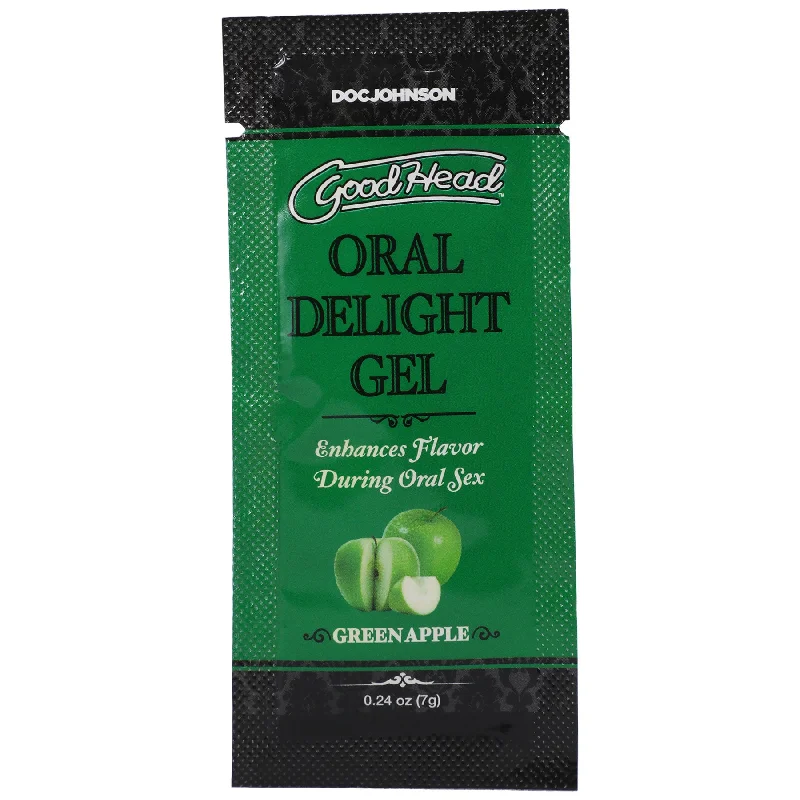 lubricant for scope mounts-Goodhead - Oral Delight Gel - Green Apple - 0.24  Oz