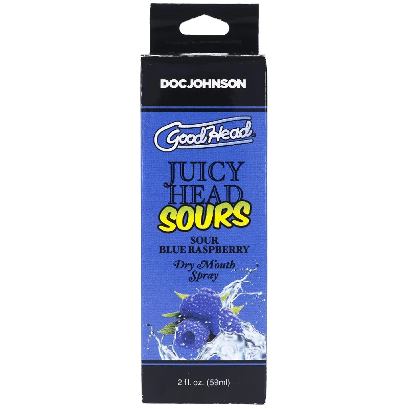 lubricant for target stands-Goodhead - Juicy Head - Dry Mouth Spray - Sour  Blue Raspberry - 2 Oz