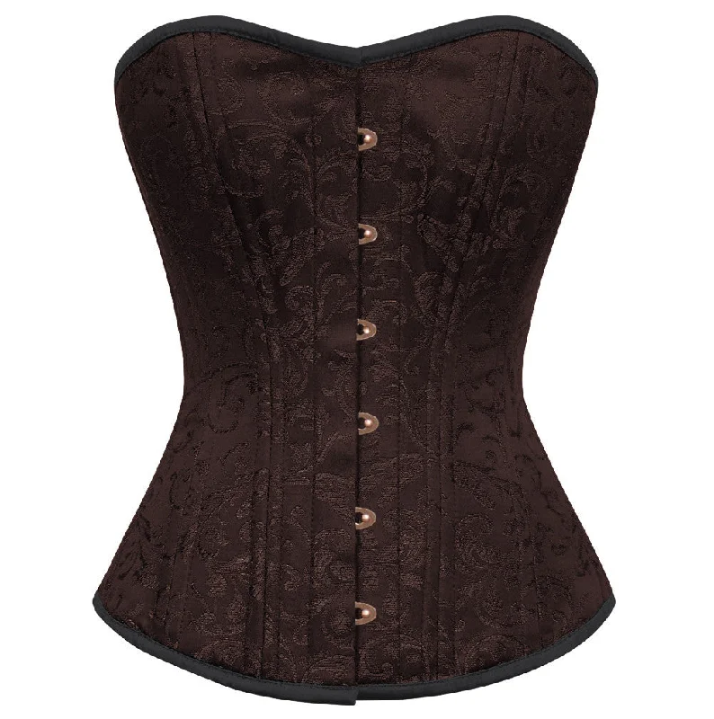 corset with ruffled piping-Stan Custom Made Corset