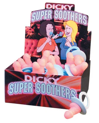 remote-controlled vibrating anal probe accessories-lubricant for stump cutters-Dicky Super Soothers - Display of 24