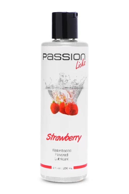 lubricant for hay rakes-Passion Licks Strawberry Water Based Flavored  Lubricant - 8 Fl Oz / 236 ml