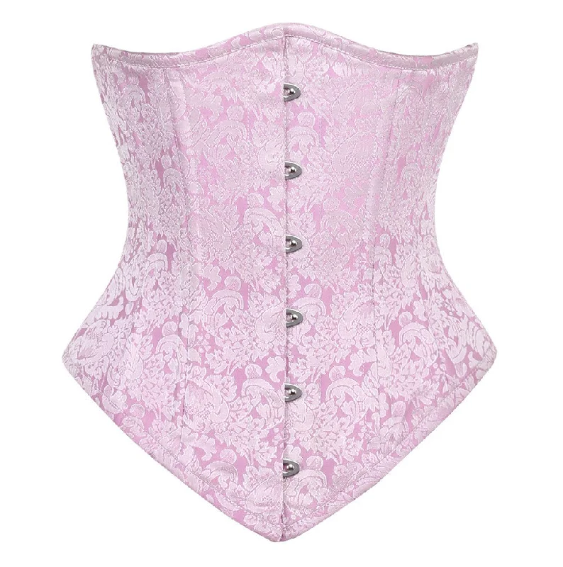 corset with asymmetrical applique-Ewa Custom Made Corset