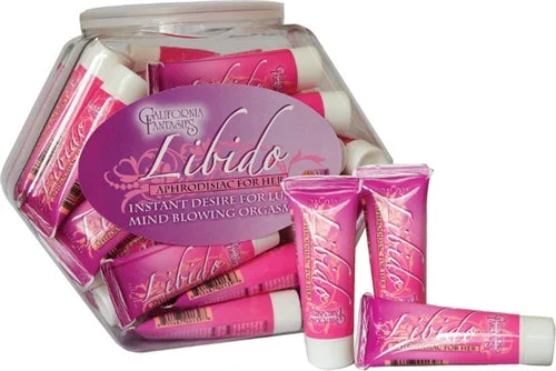 lubricant for mahjong tiles-Libido - Aphrodisiac for Her - 36 Piece Fishbowl - 0.5 Oz. Tubes