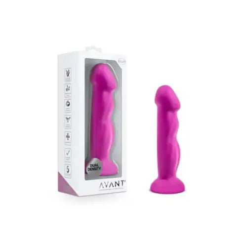 Carry-on dildo-Blush Avant D11 Suko 8 in. Dual Density Silicone Dildo with Suction Cup Violet