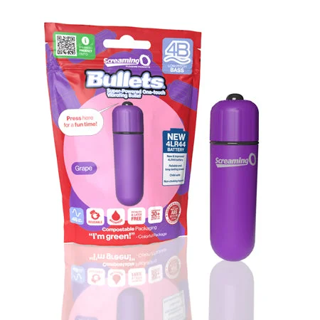 Cordless gadget toy-Screaming O 4B Bullet Vibrator Grape