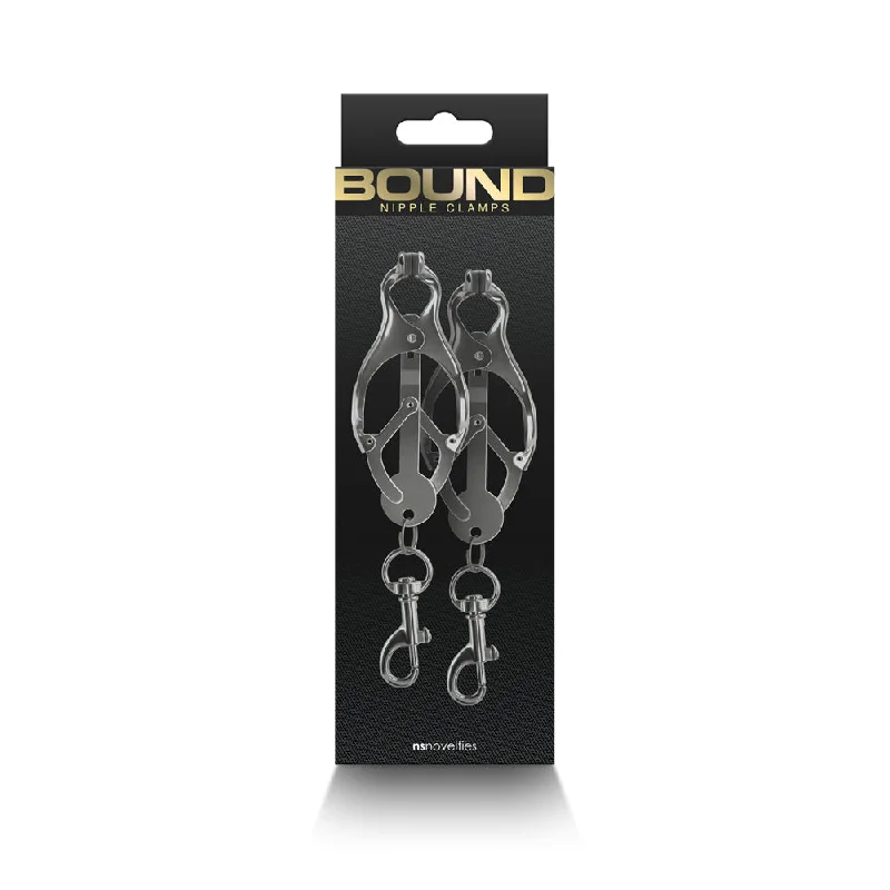 Tight stroking device-Bound Nipple Clamps C3 Gunmetal