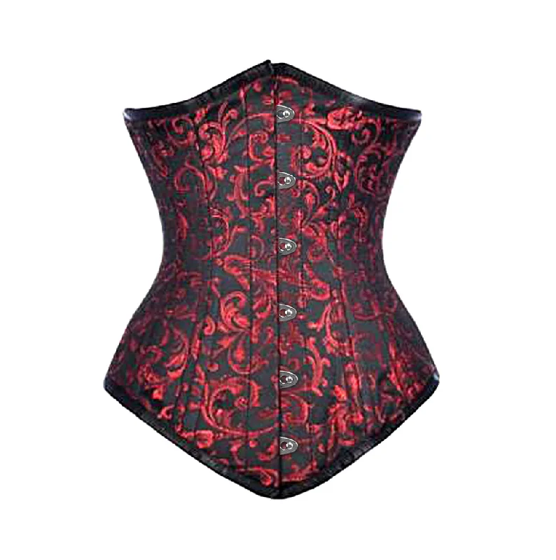 corset with satin hemline-Rodica Custom Made Corset