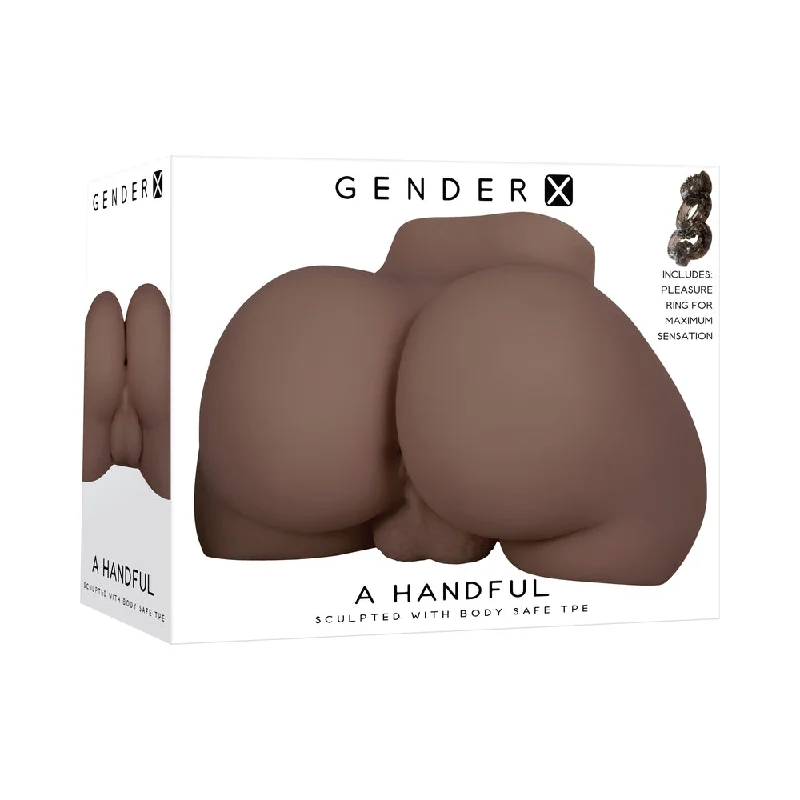 High-quality stimulation toy-Gender X A Handful Stroker Brown 6lbs