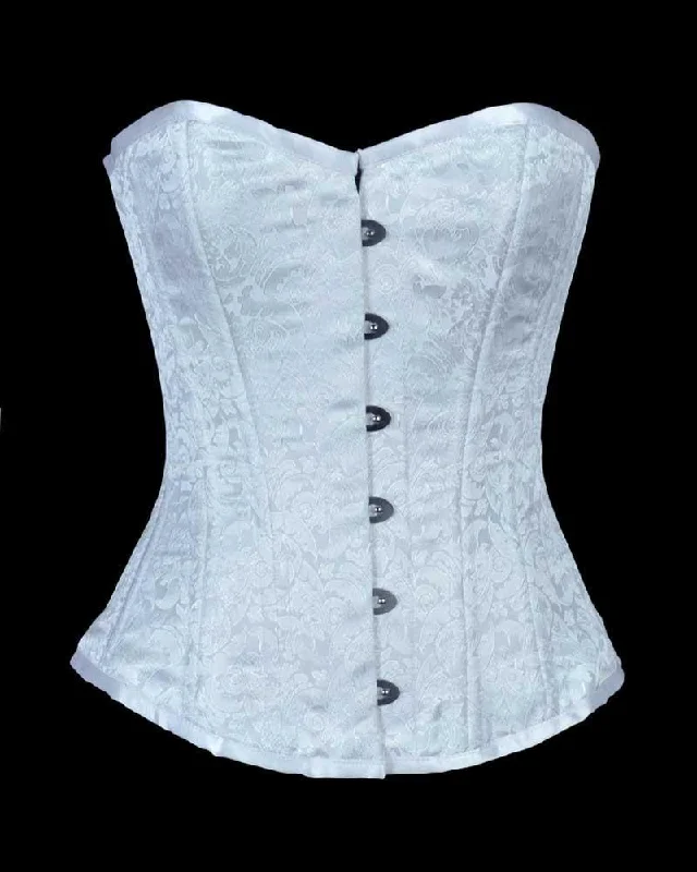 corset with layered embroidery-Ireland Waist Training Corset