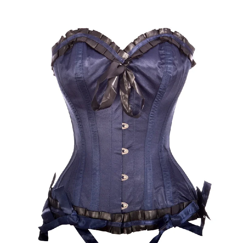 corset with halter edging-Rae Custom Made Corset